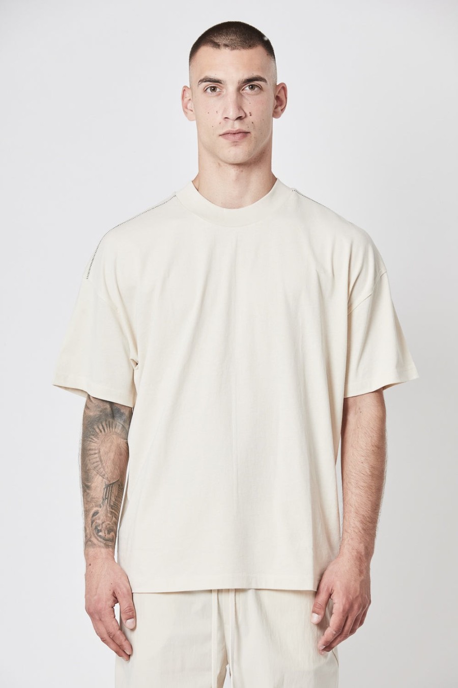 Thom Krom | M Ts 717 T-Shirt Ivory ~ Hotintoclothes