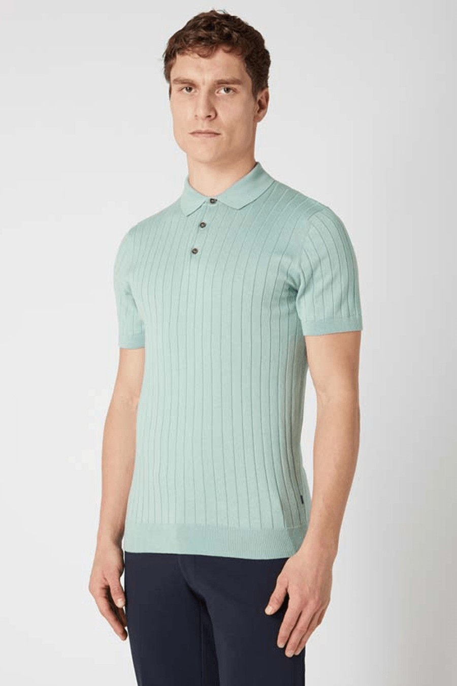 Remus Uomo | Slim Fit Cotton S/S T-Shirt Mint ~ Hotintoclothes